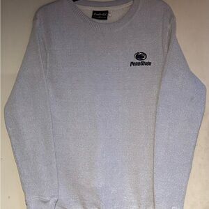Champion Blue and White Crewneck Sweatshirt